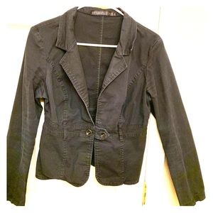 Denim Black Jacket
